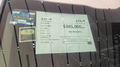 2021 Kia SELTOS 5p EX Pack L4/1.6 Aut