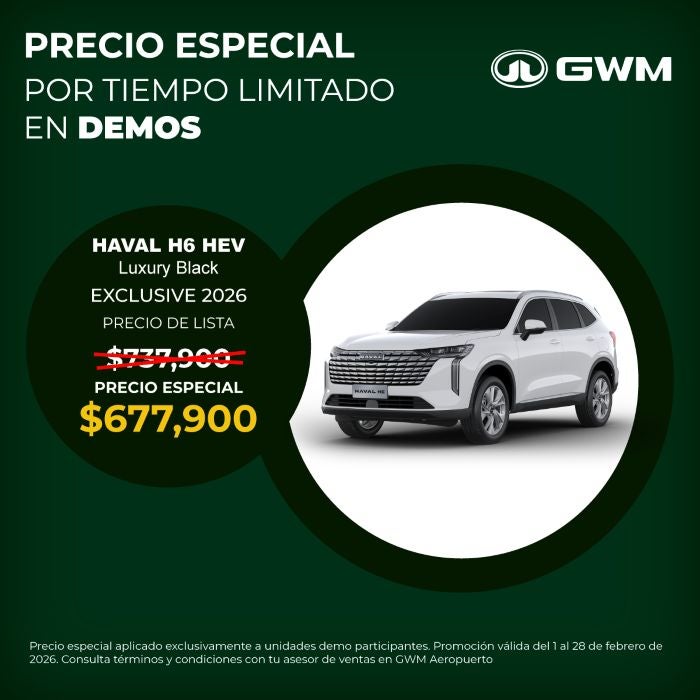 Haval H6 HEV 2026: Ahorro en la Edición Demo