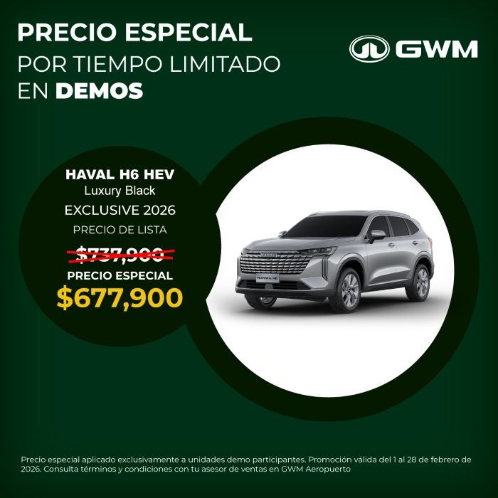 Haval H6 HEV 2026: Ahorro Exclusivo