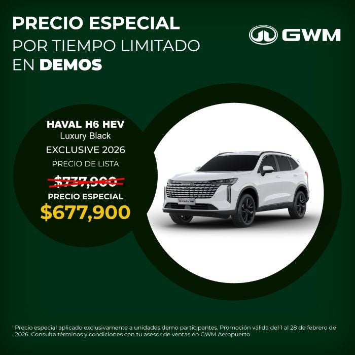 Haval H6 HEV 2026: Potencia Híbrida